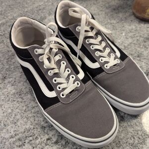 Vans Men's Black and Gray Sneakers